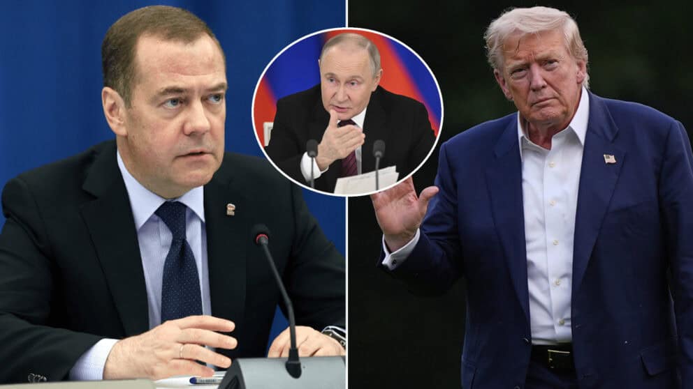 Medvedev Trump Putin