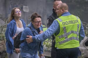 Ukrajina ruský útok Kyjev