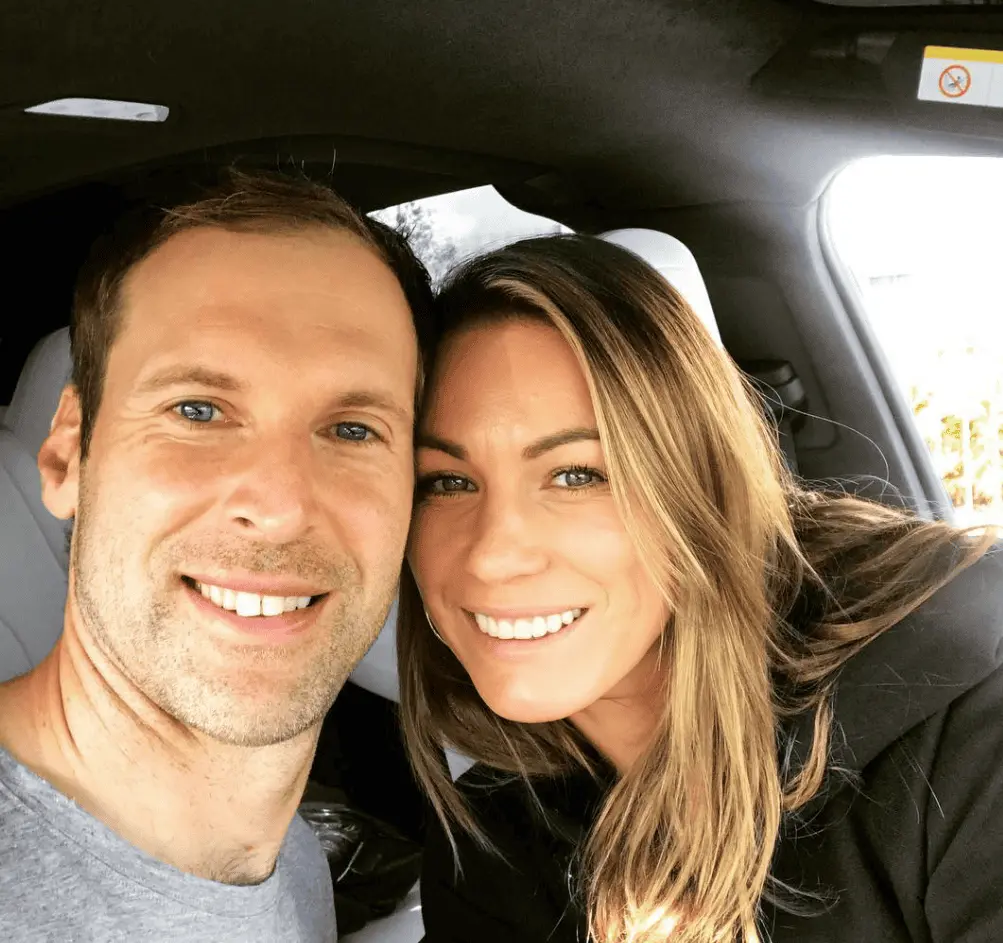Petr Čech a manželka