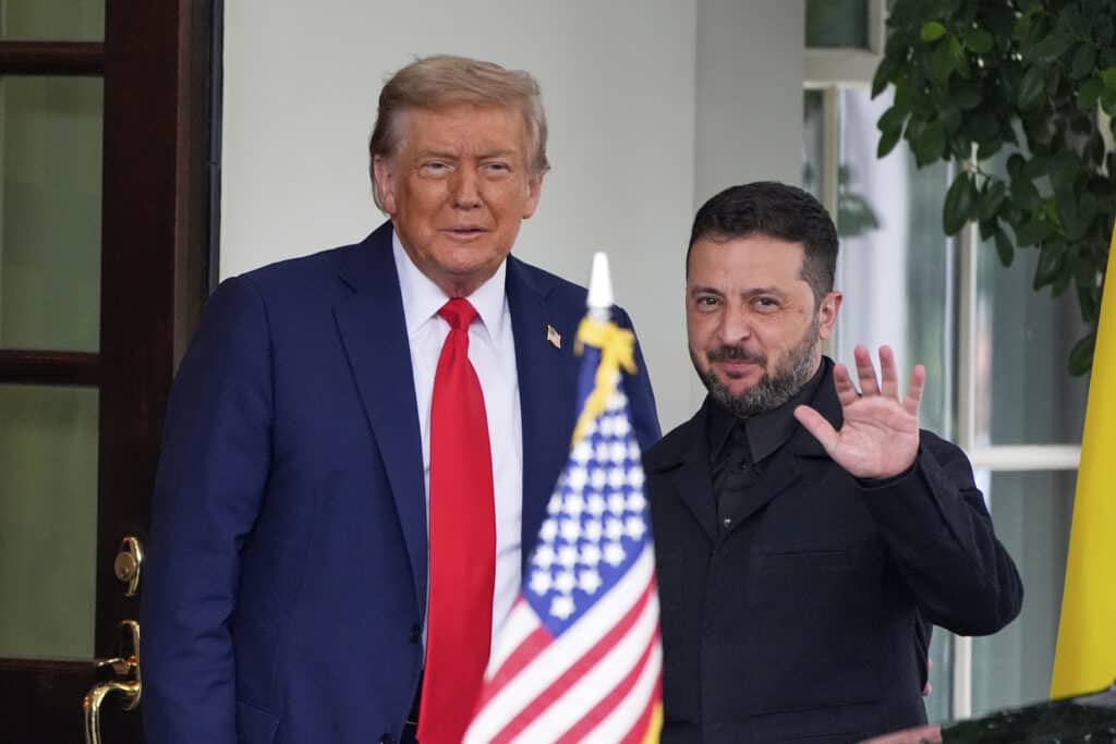 Trump, Zelenskyj, Biely dom
