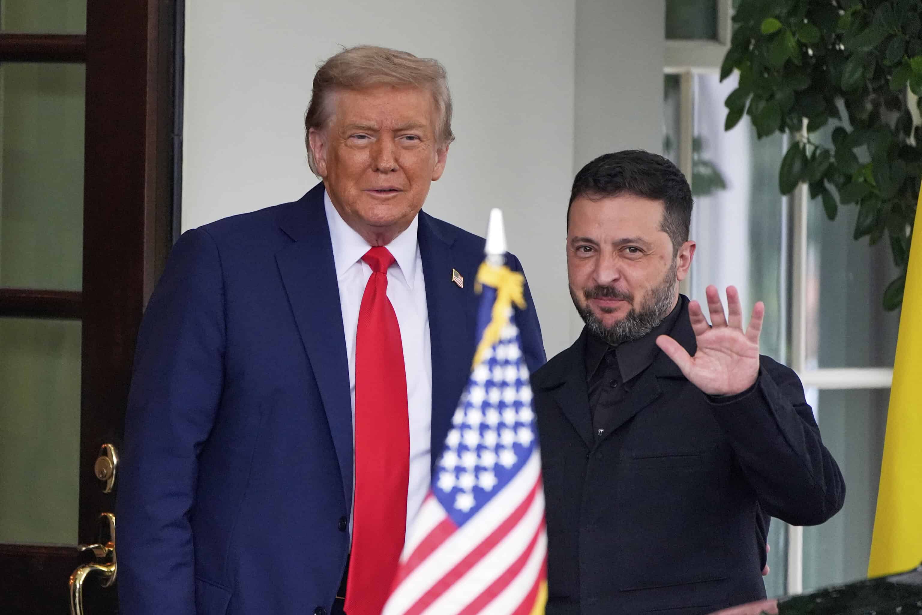 Trump, Zelenskyj, Biely dom