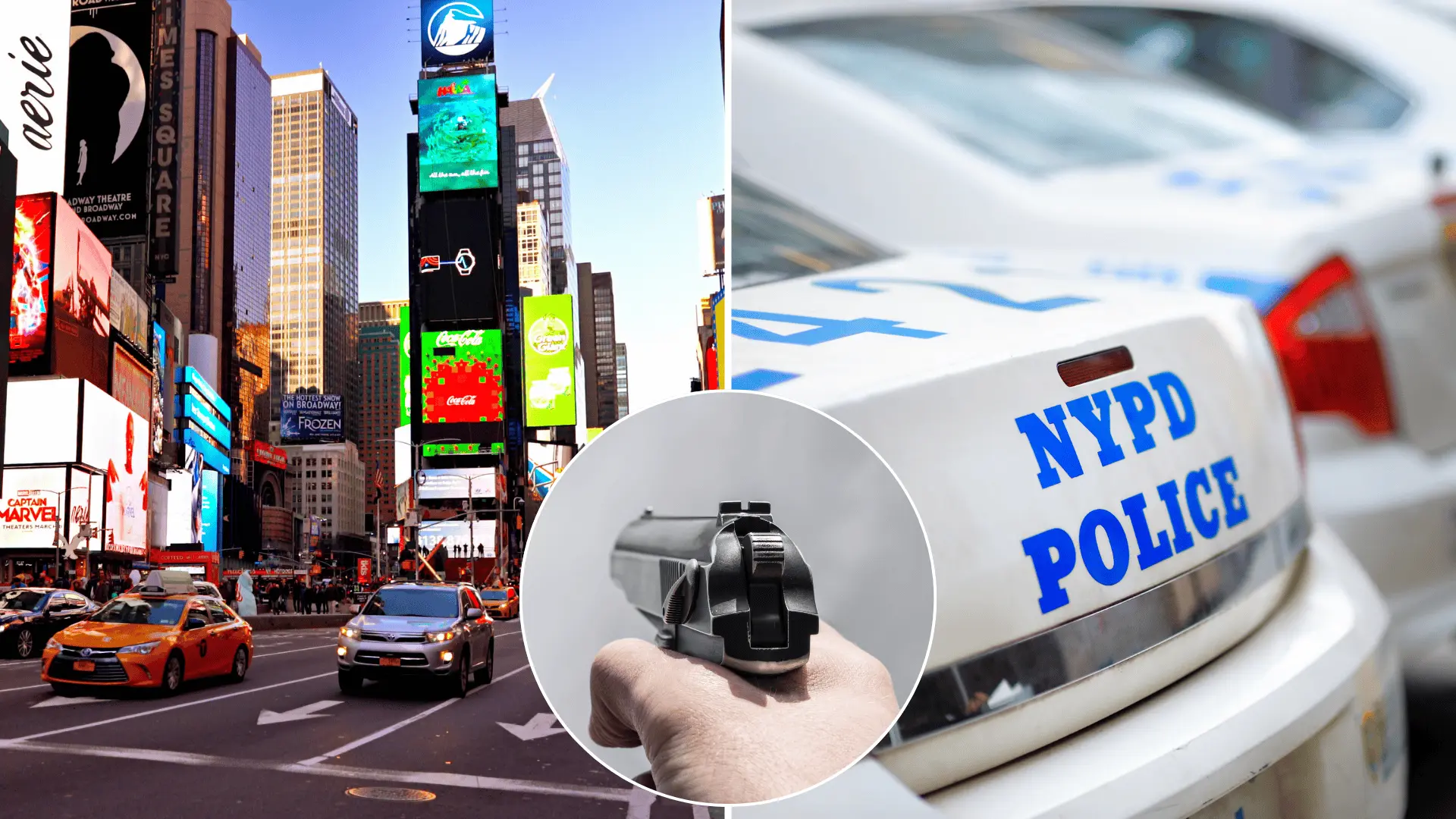 New York, Times Square, streľba