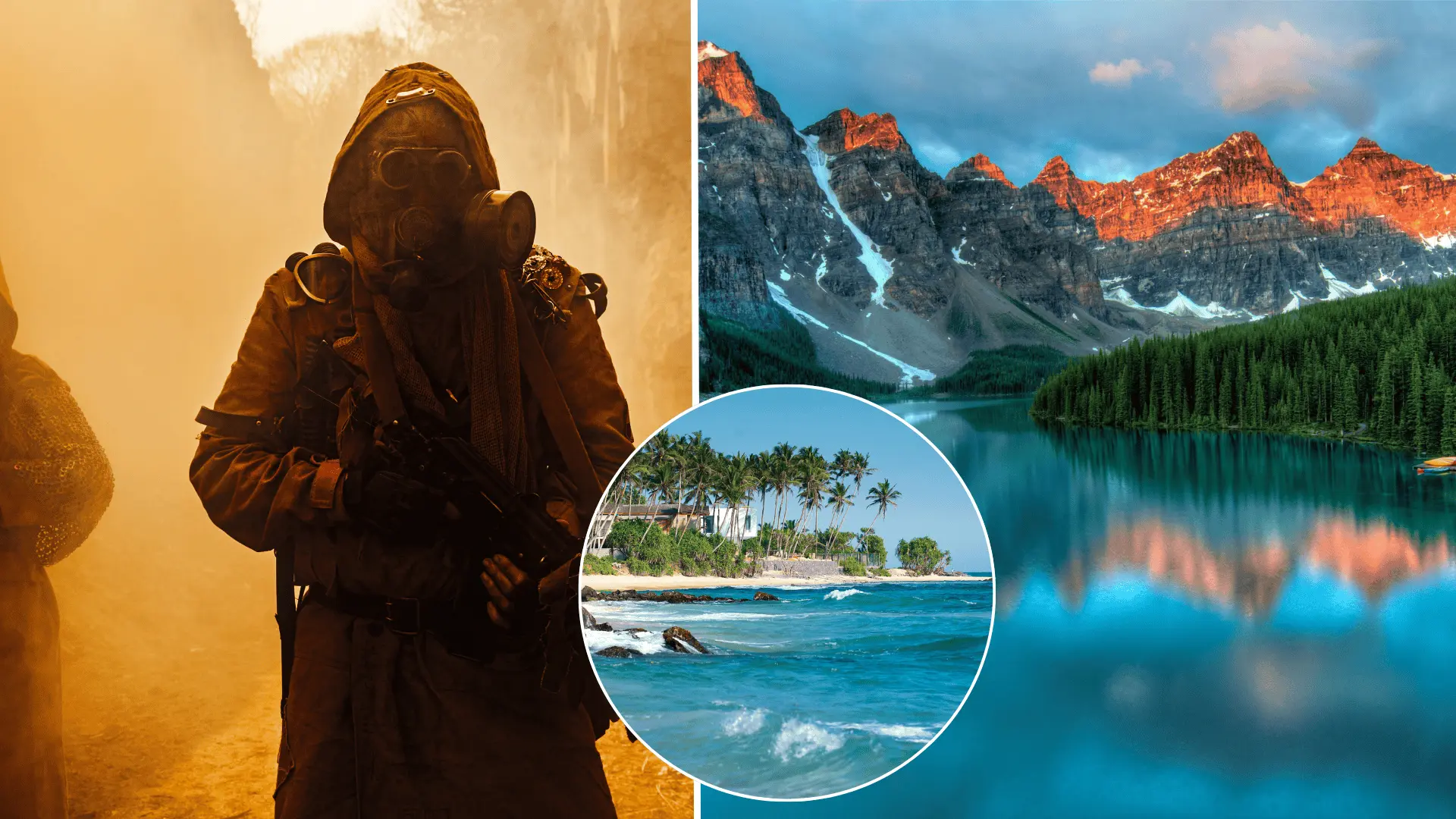 jadrová vojna, krajiny, bezpečné