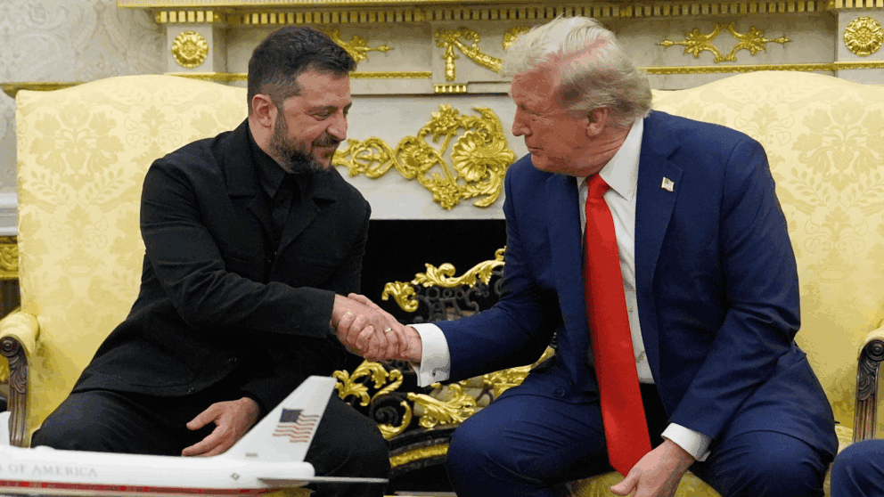 Trump, Zelenskyj, Biely dom