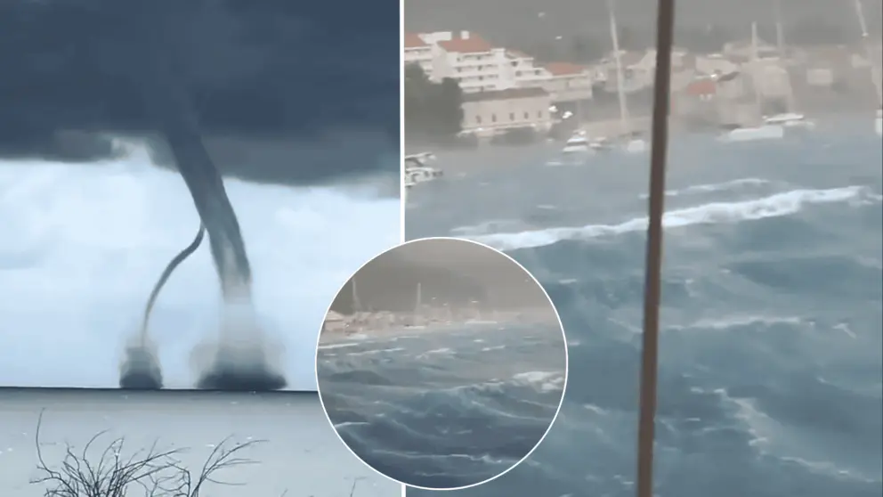 tornádo, Jadran, búrky