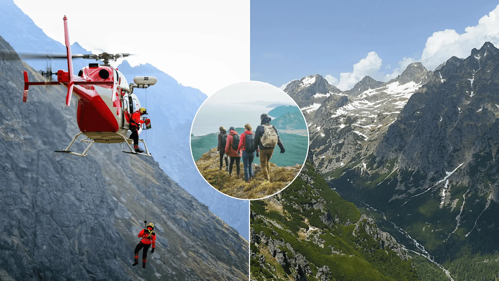 záchranári Tatry vrtuľník