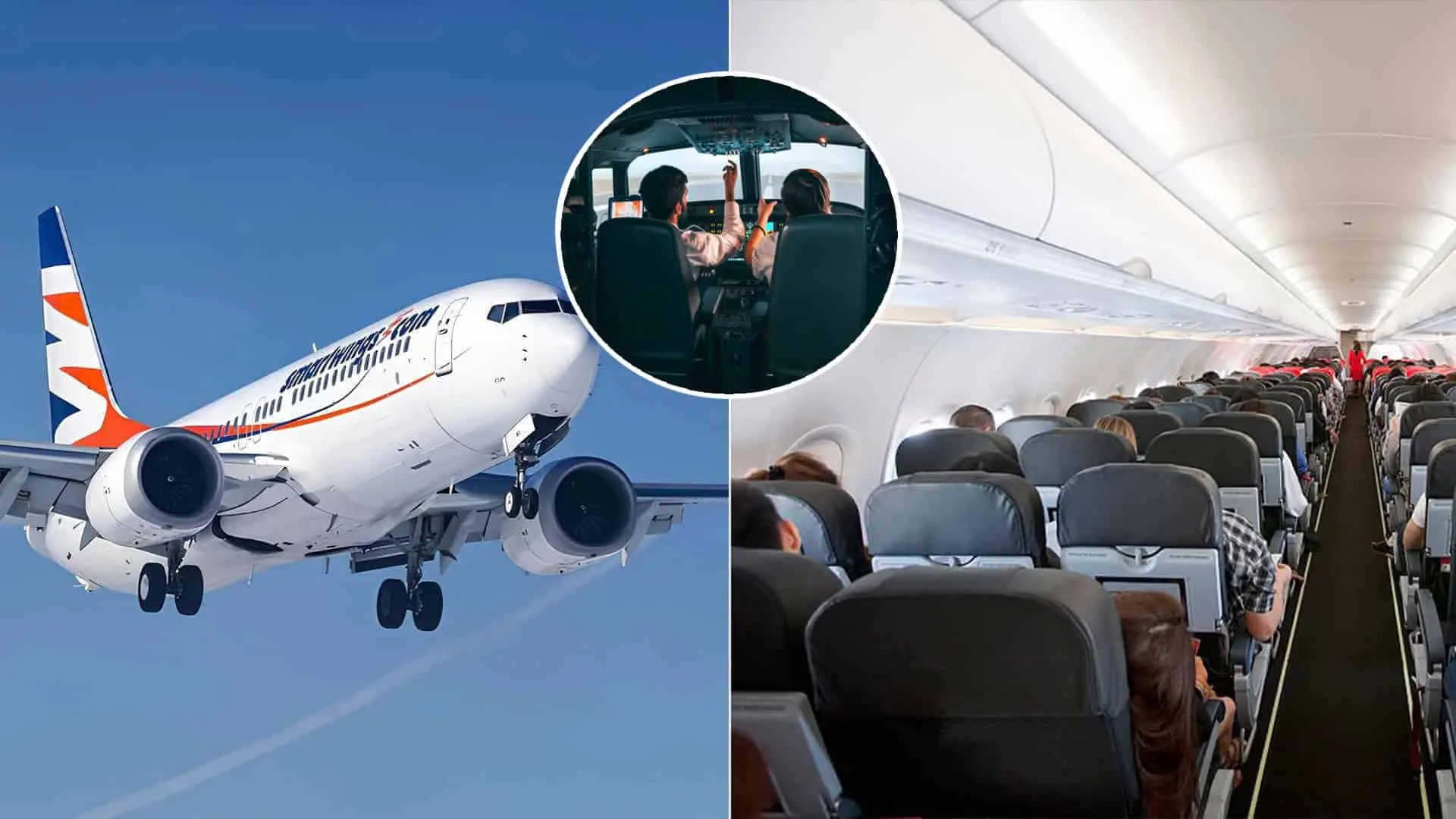 Smartwings lietadlo cestujúci piloti