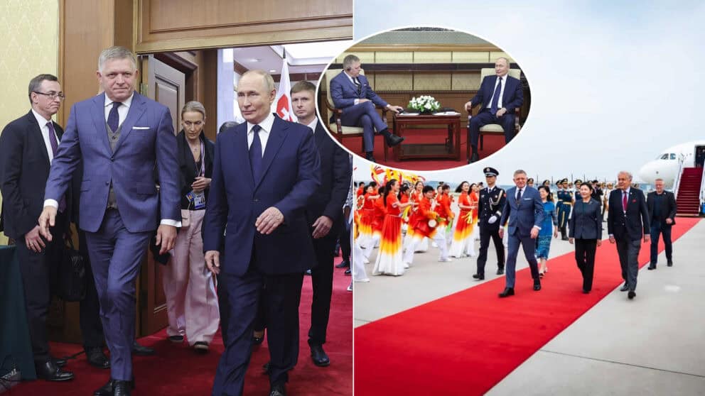 Fico Putin Čína