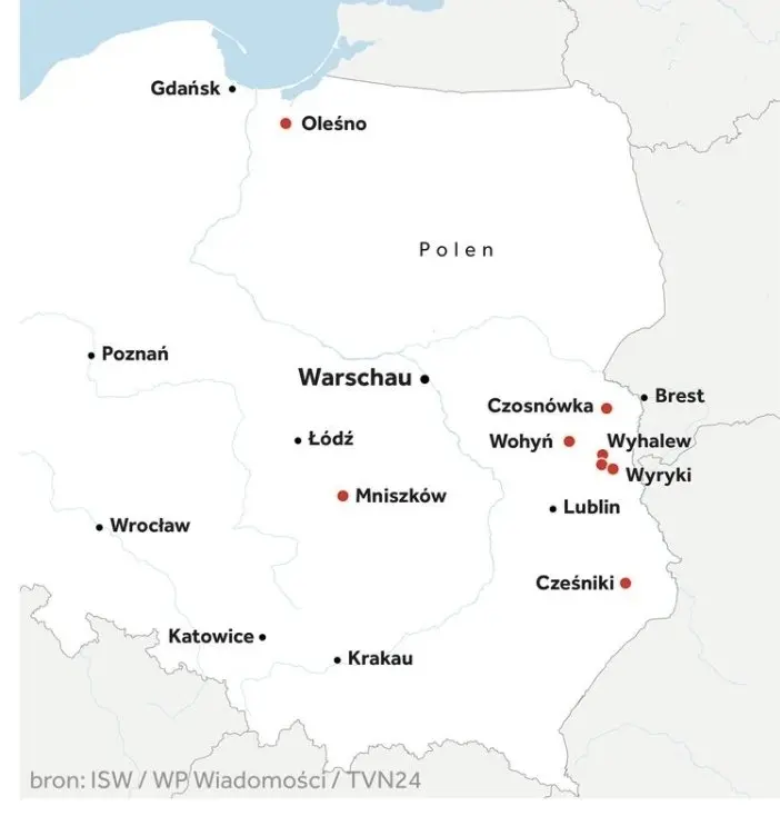 poľsko dron
