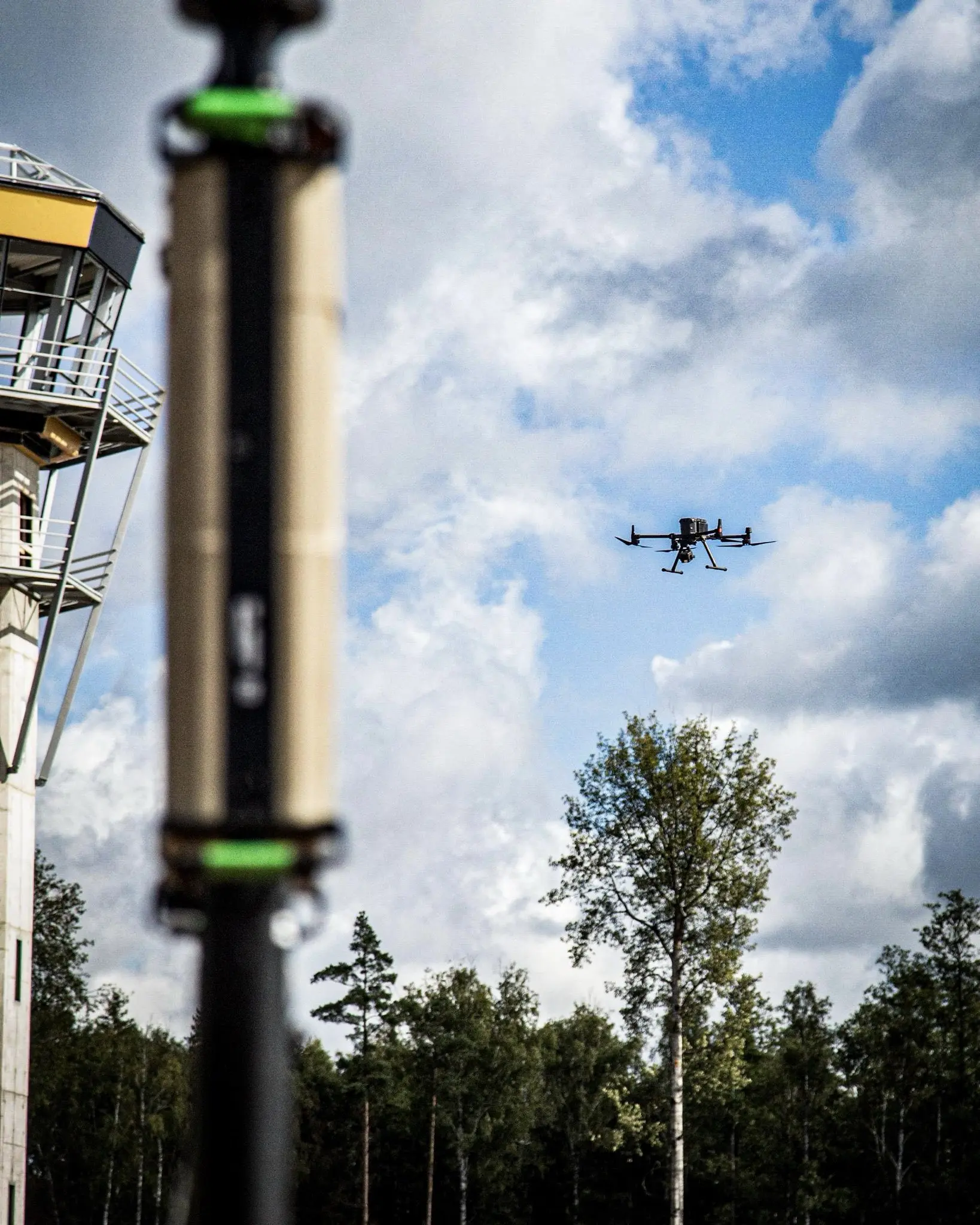 lotyšsko dron