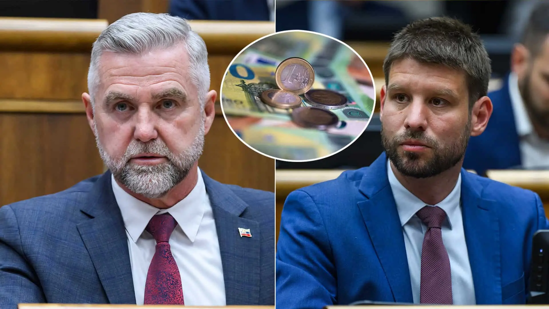 Gašpar Šimečka peniaze