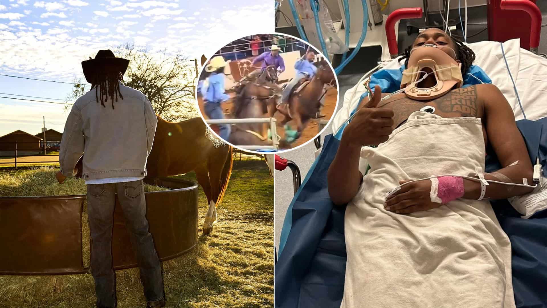 nehoda Taylor Williams kôň rodeo