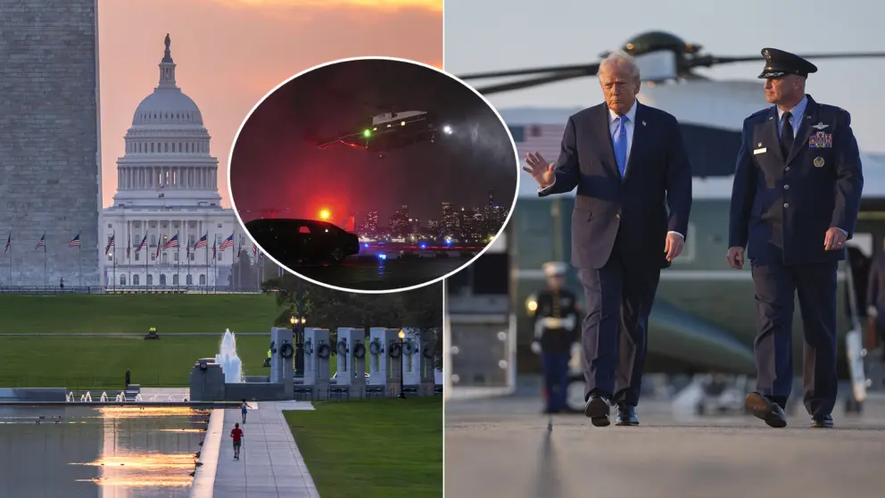 helikoptéra Marine One Trump