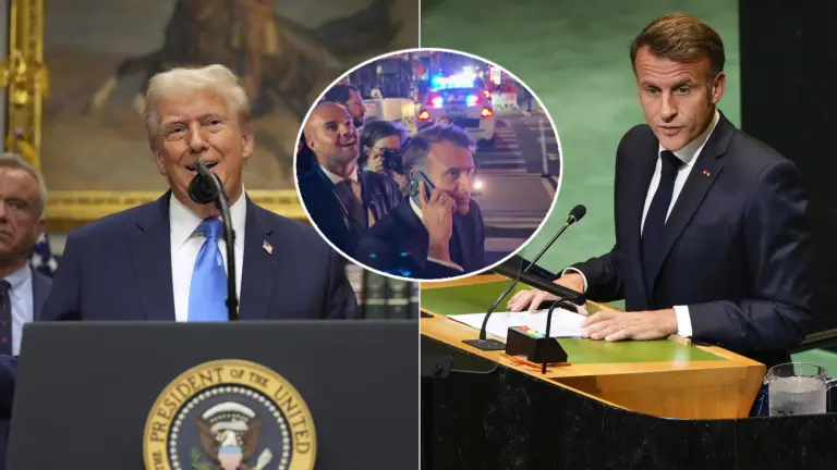 Trump Macron