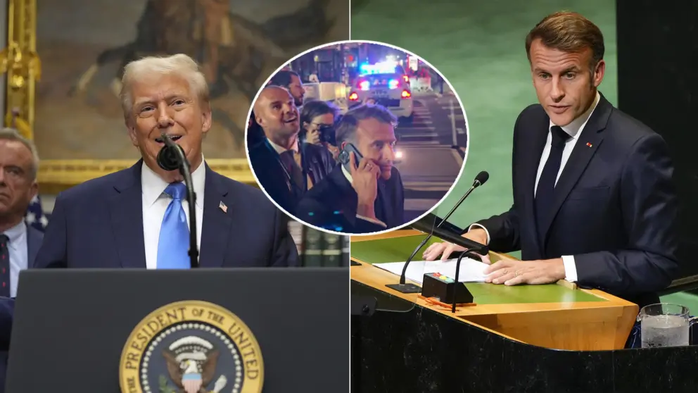 Trump Macron