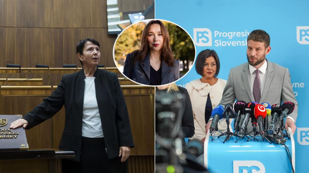 Viera Kalmárová Gréta Gregorová PS