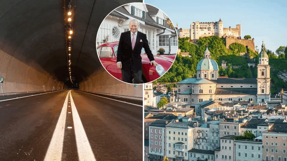 miliardár, Salzburg, tunel