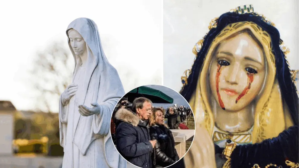 Panna Mária, slzy, krvavé