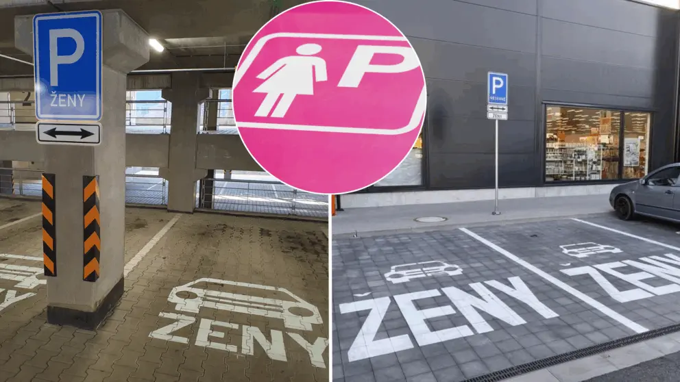 parkovanie, ženy