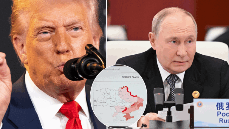Trump, Putin, vojna