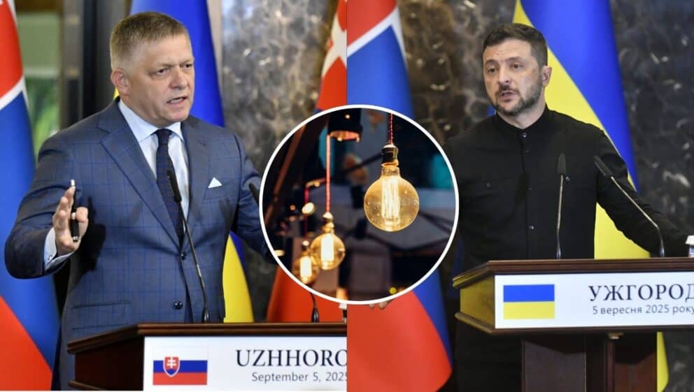 Robert Fico a Volodymyr Zelenskyj