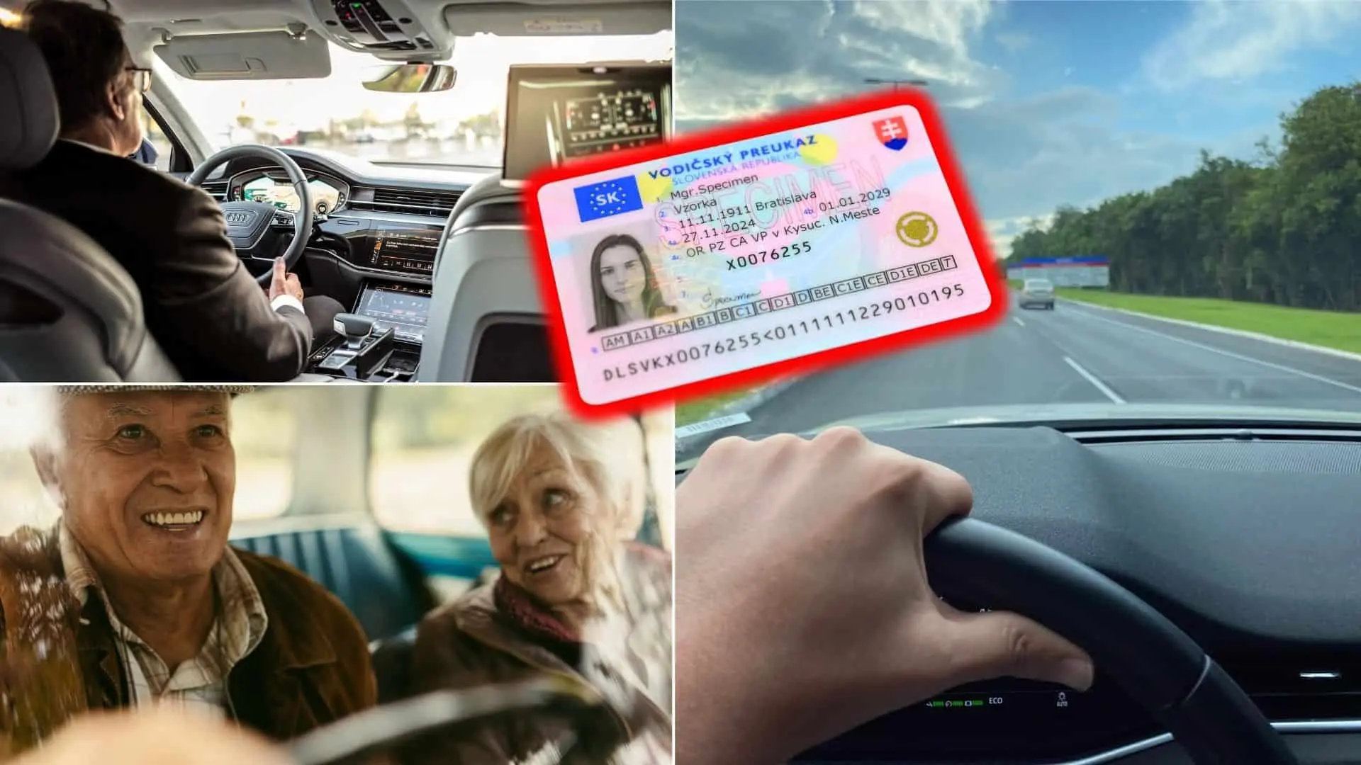 šoférovanie vodičský preukaz