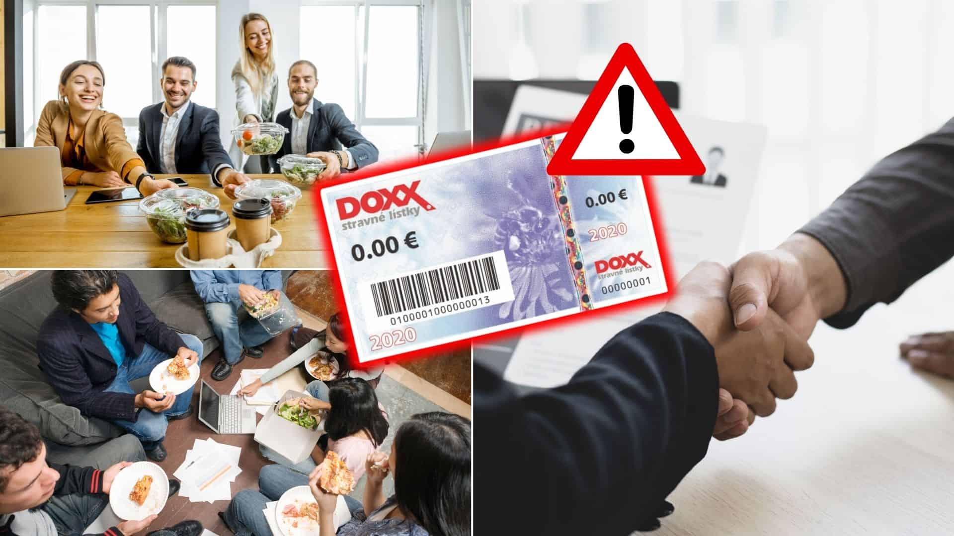 zamestnanec zamestnávateľ práca obed gastrolístok