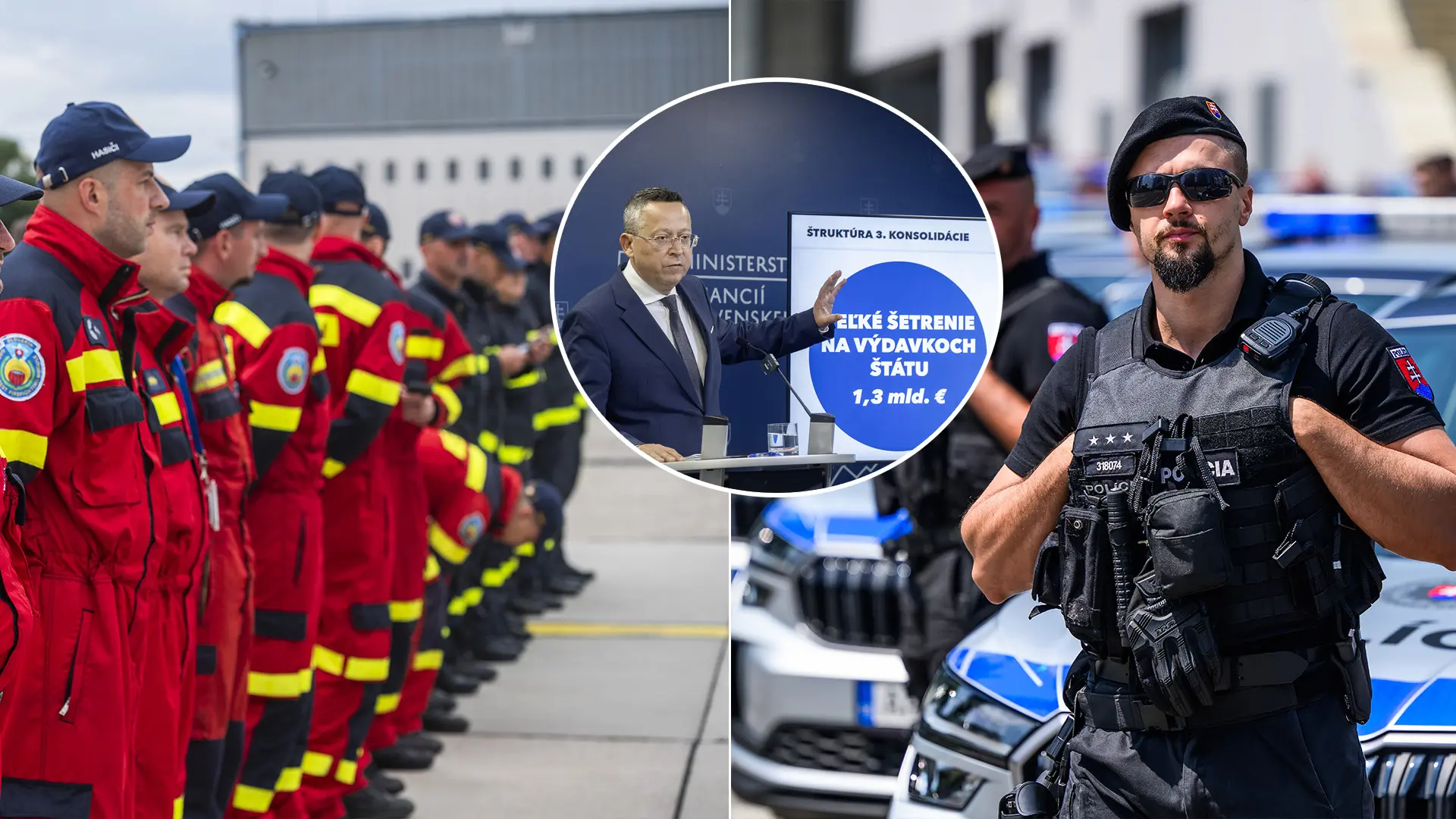 hasiči policajti konsolidácia