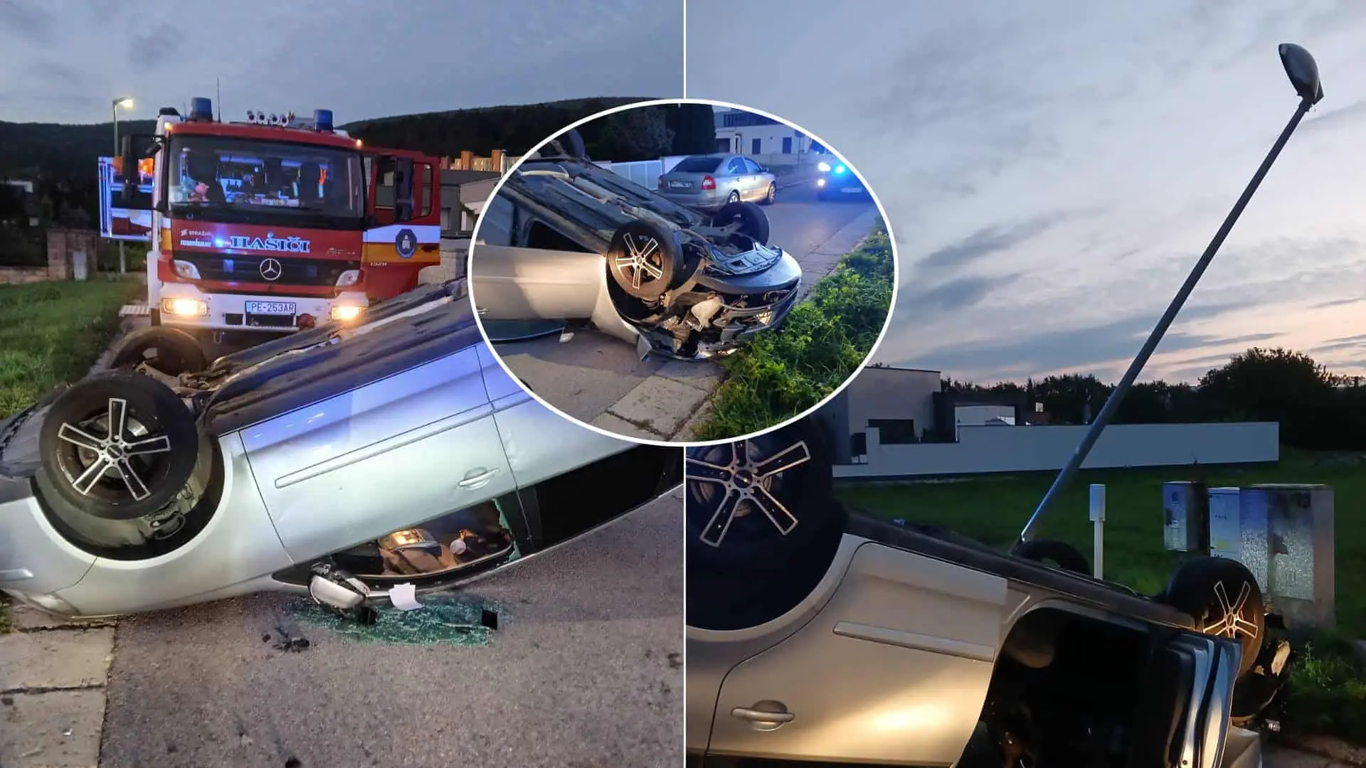 nehoda v obci Malé Uherce