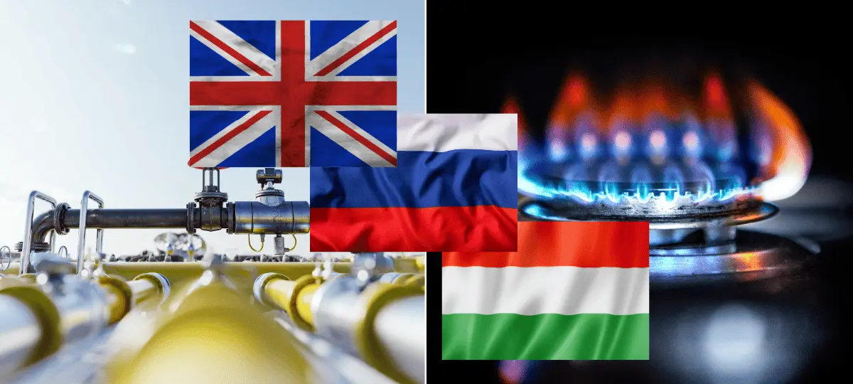 plyn, Maďarsko, Rusko, Birtánia