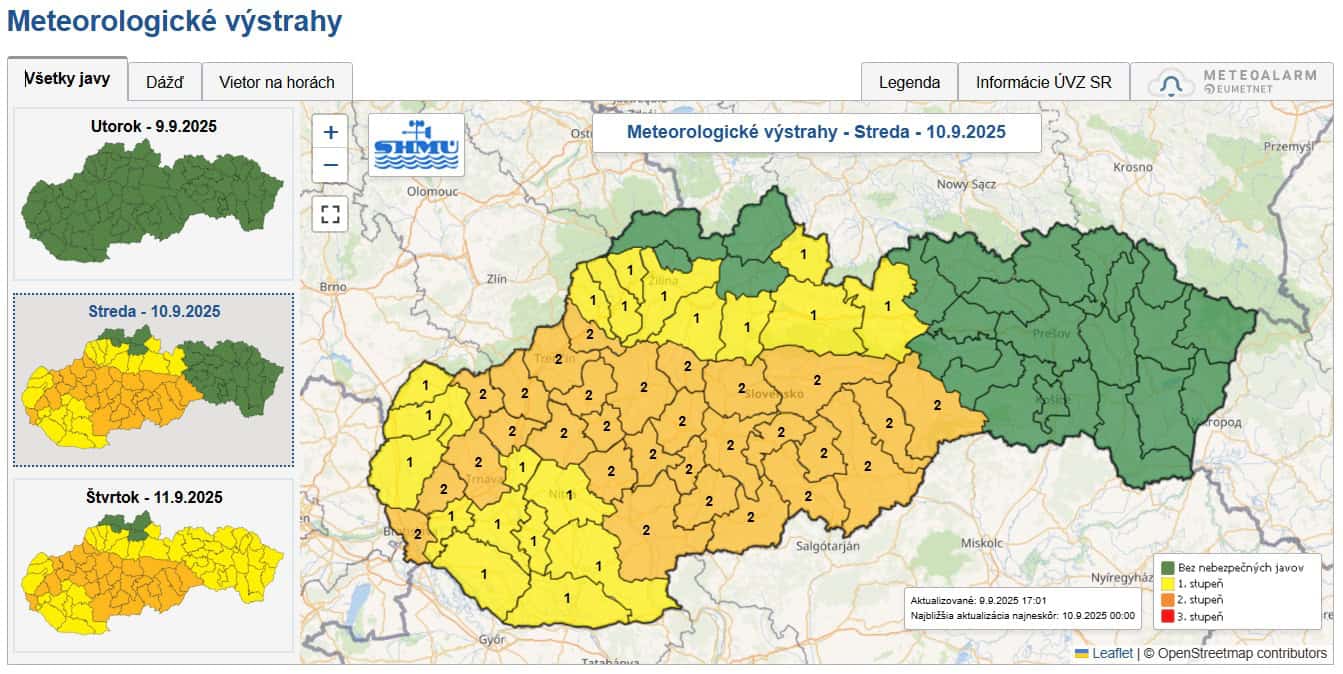 shmú mapa