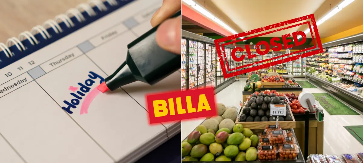 sviatok, obchod, billa