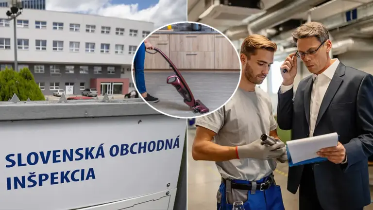 vysávač inšpekcia nebezpečný výrobok