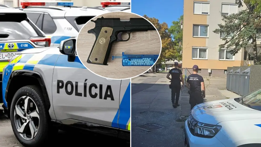 polícia zbraň