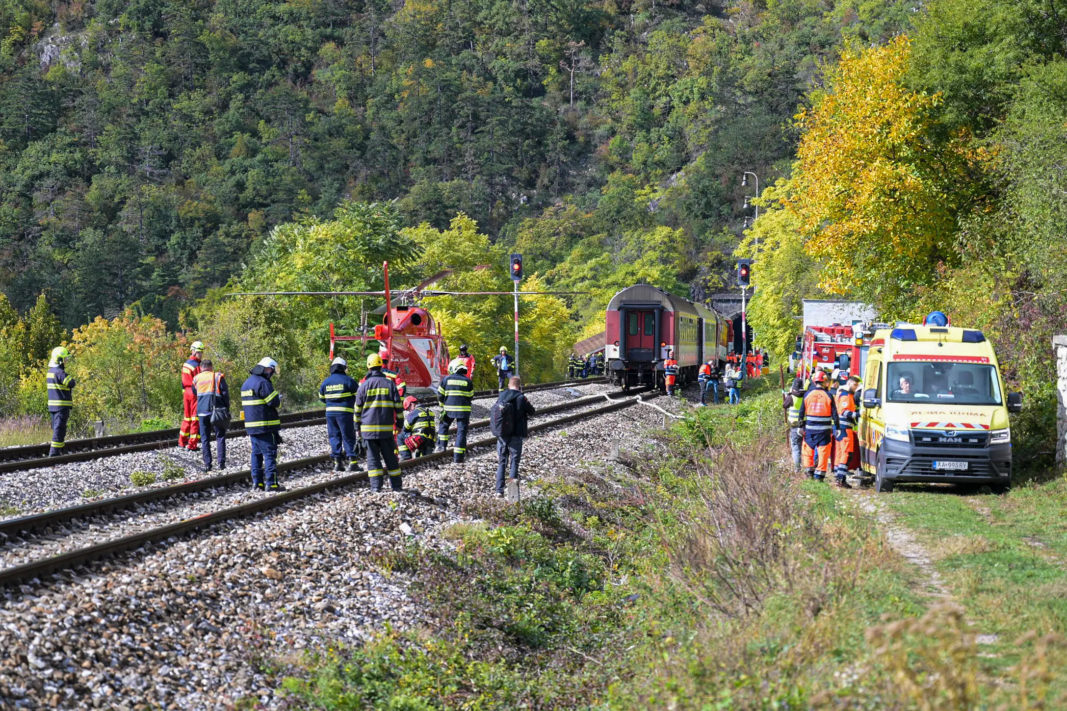 nehoda pri Rožňave vlaky