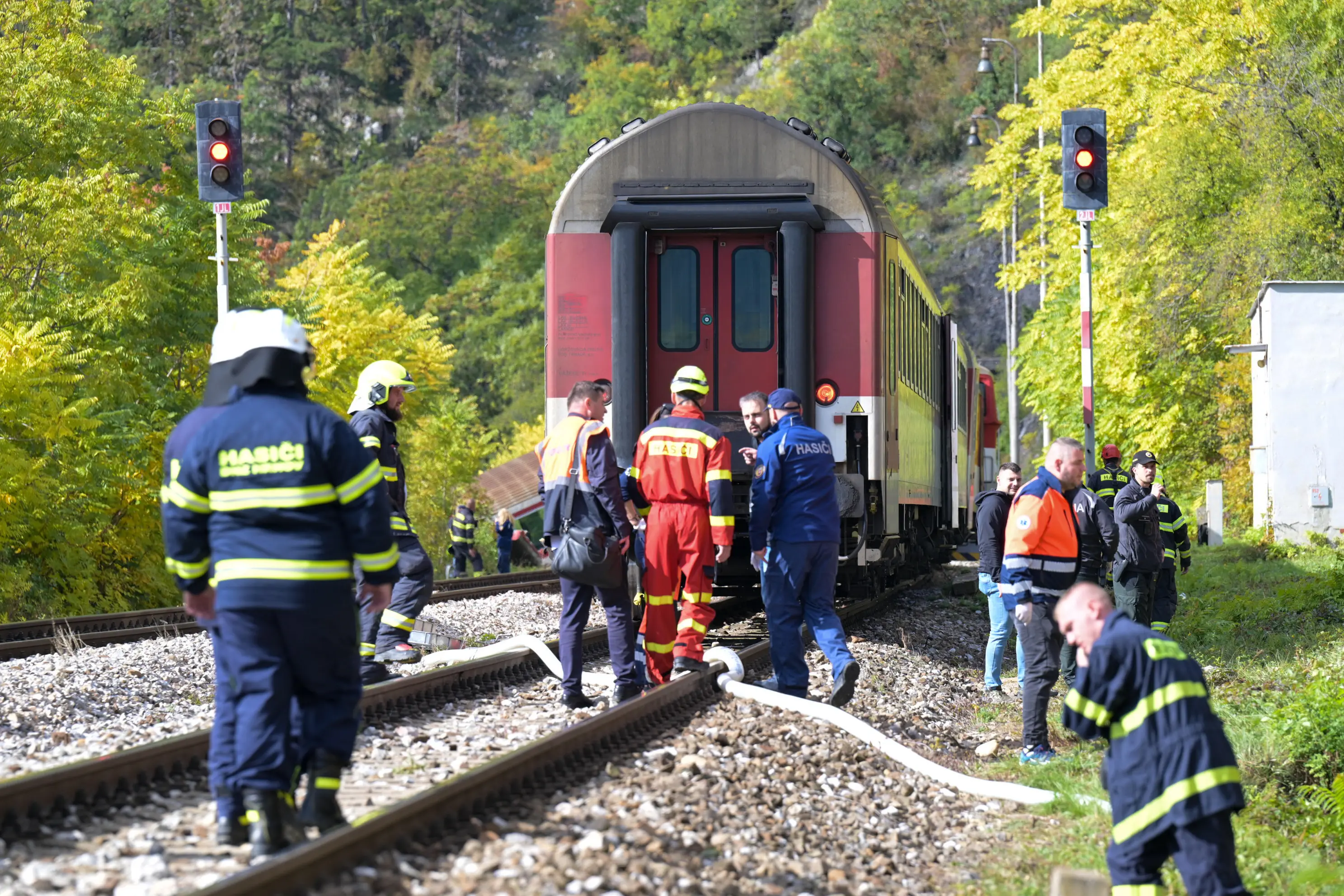 nehoda pri Rožňave vlaky