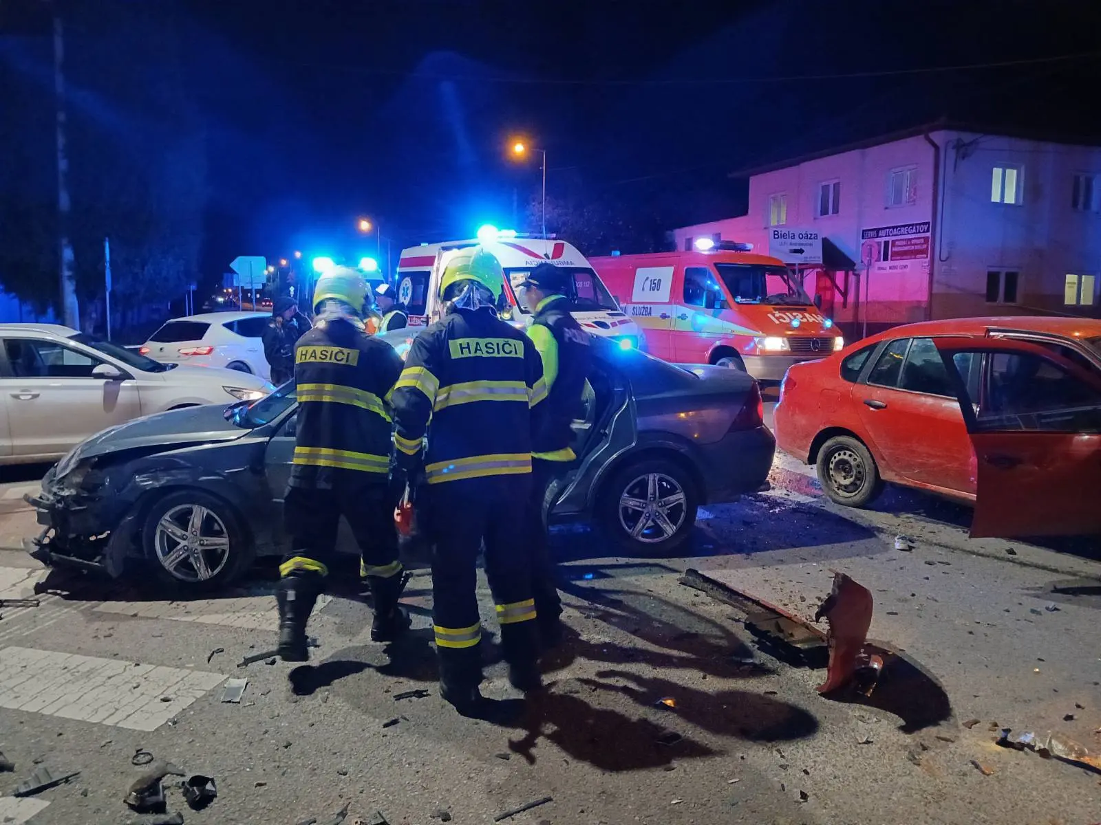 Rožňava nehoda autá