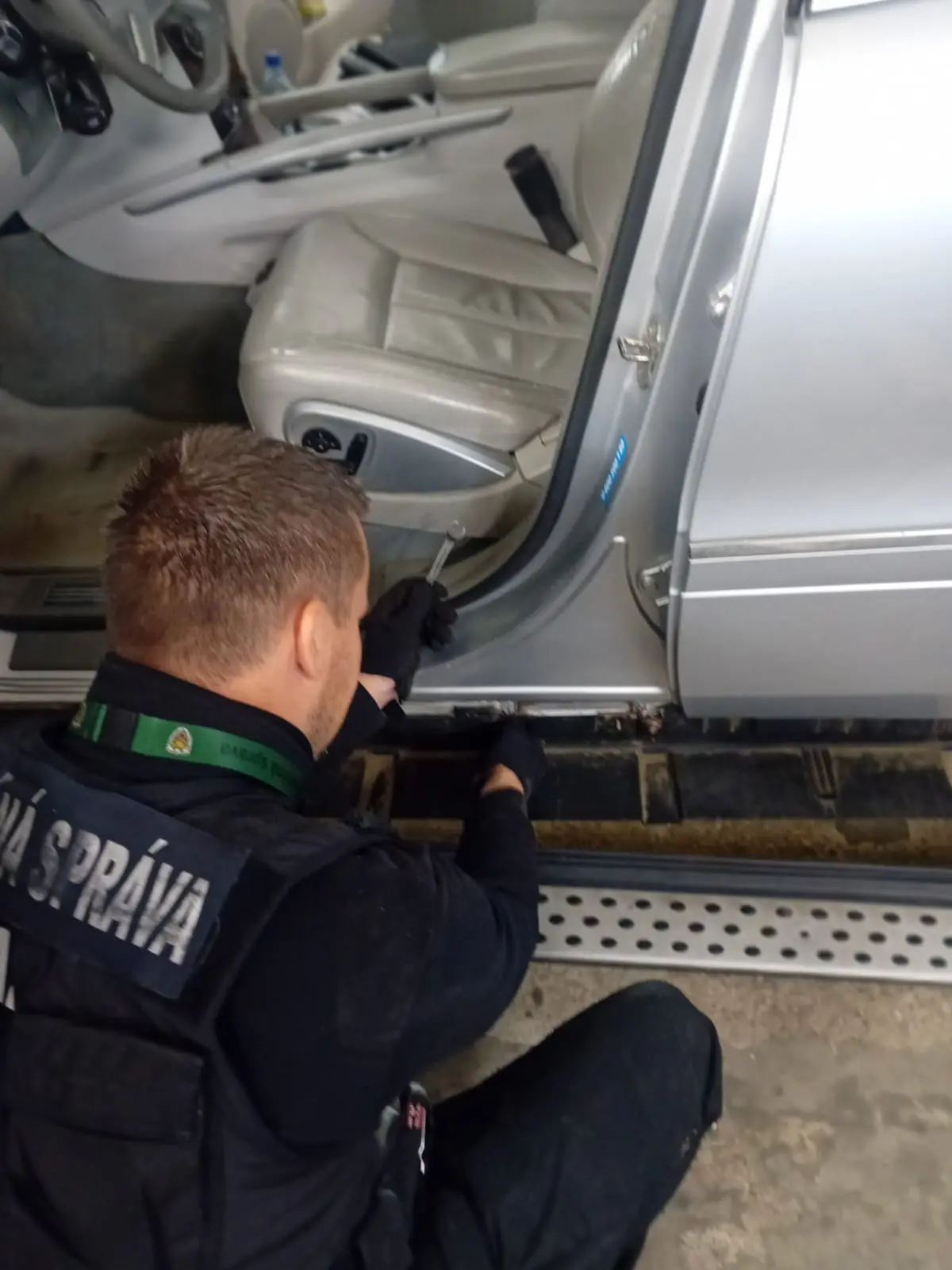 colníci východná hranica na priechode vo Vyšnom Nemeckom