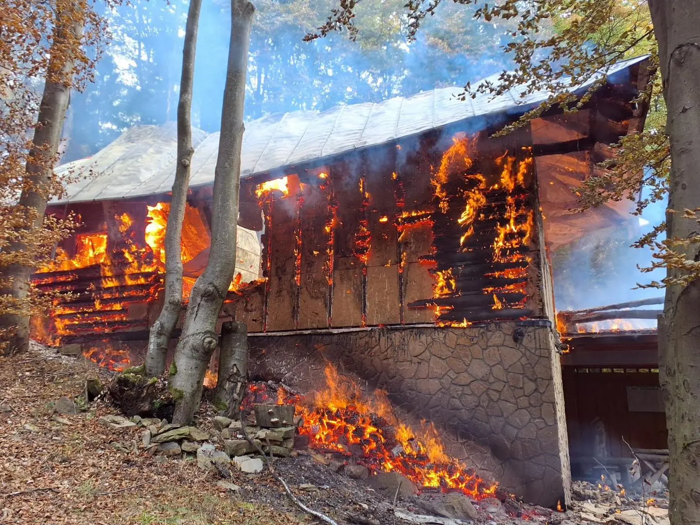 požiar v Oščadnici