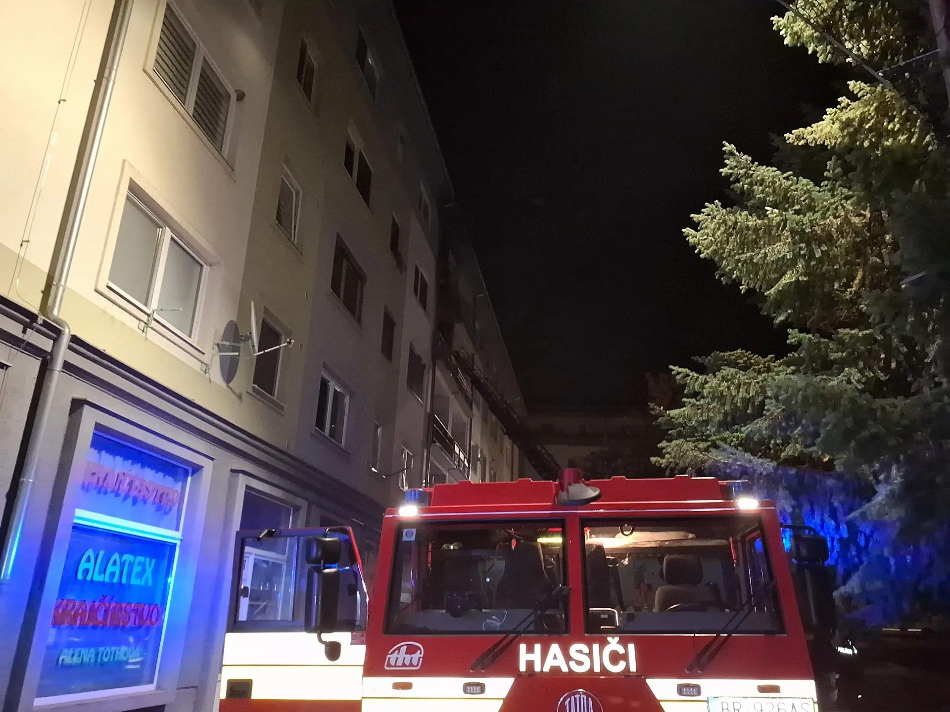 Valaská požiar