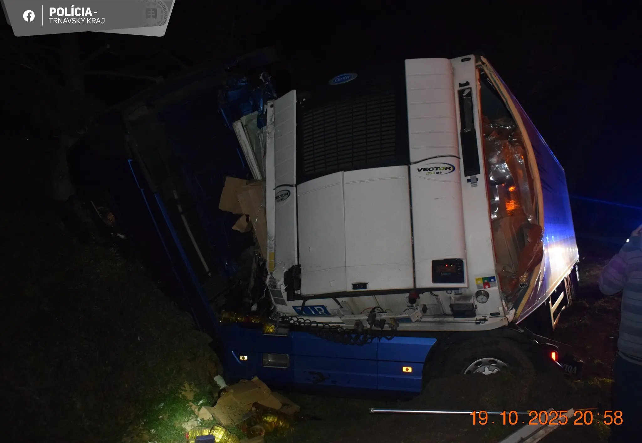 nehoda na D1 kamión auto