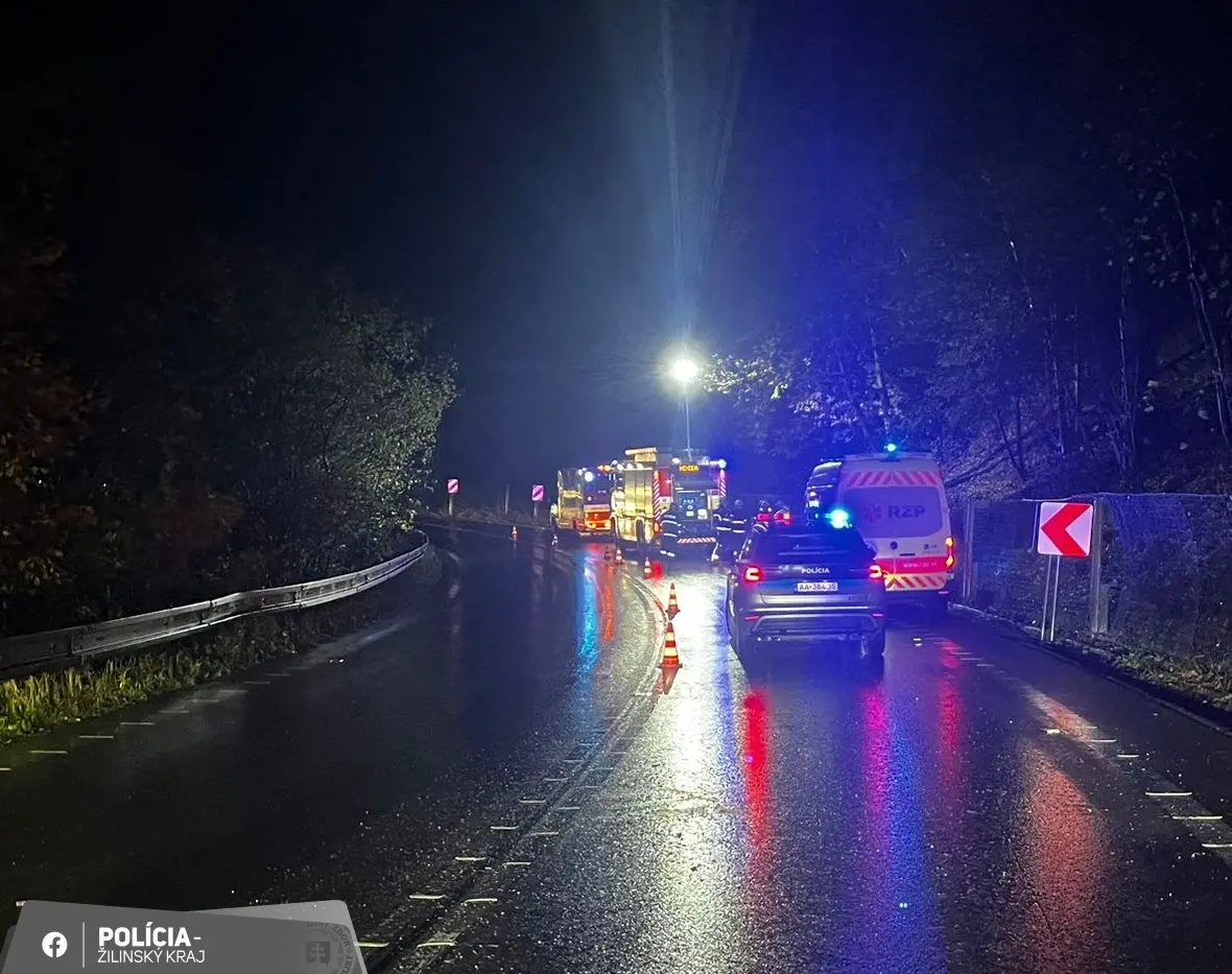 nehoda  v smere od Martina na Žilinu