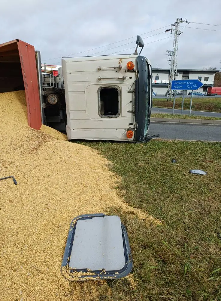 kamión pri Bidovciach