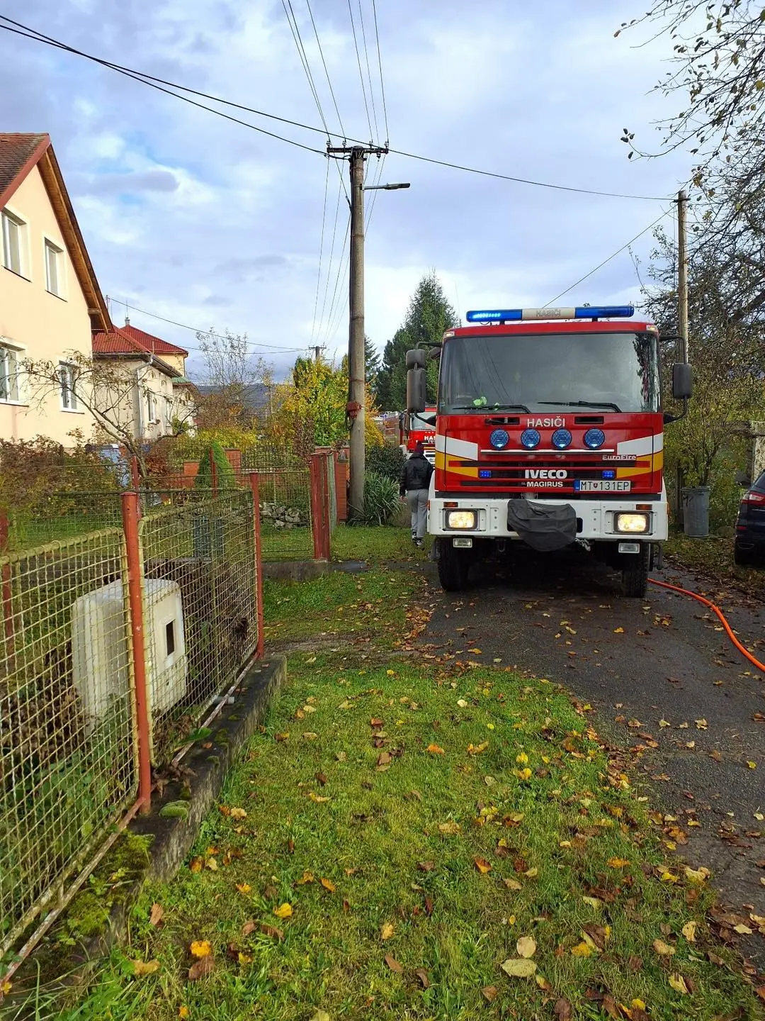 požiar Sučany