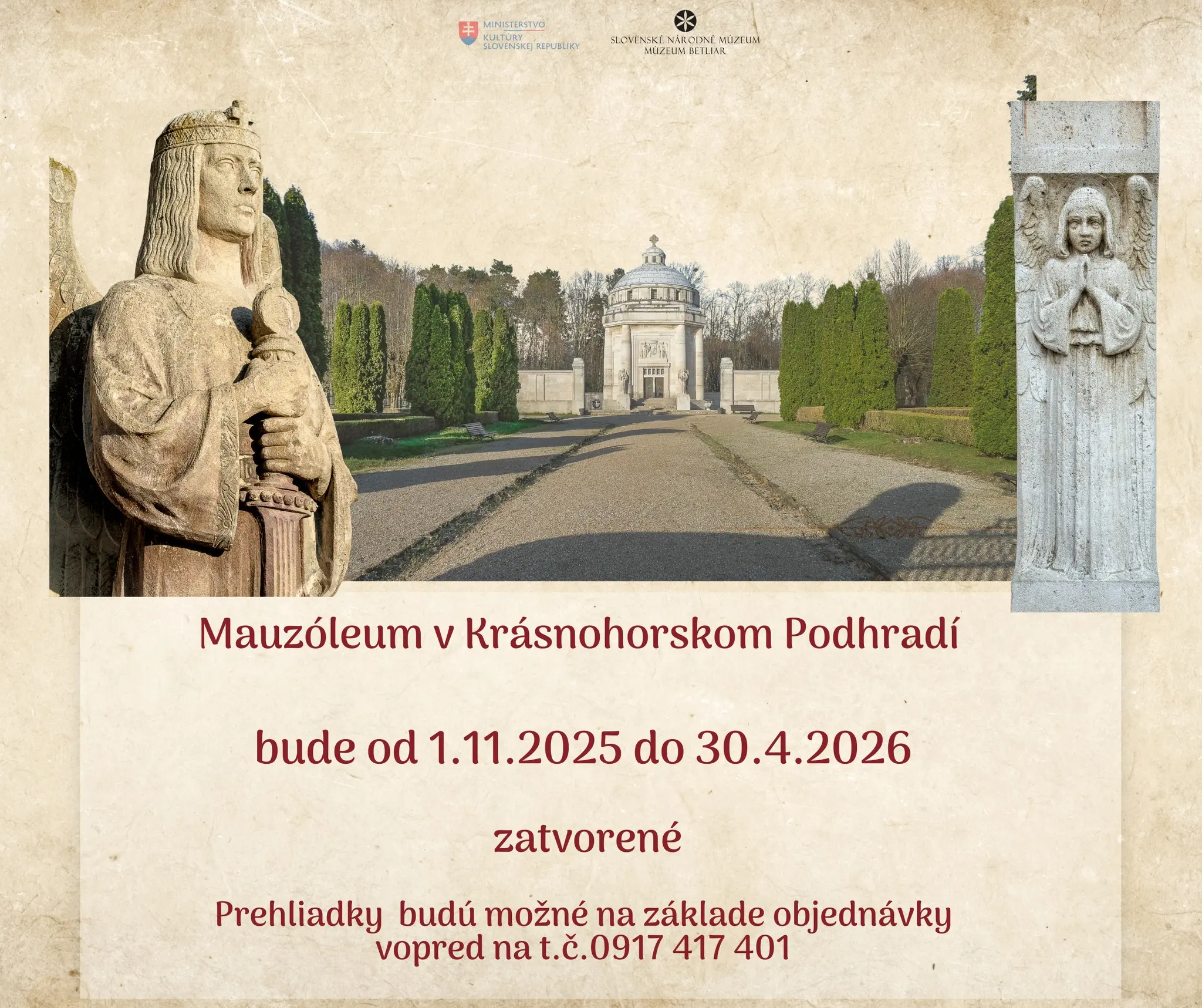 mauzóleum, Krásnohorské Podhradie