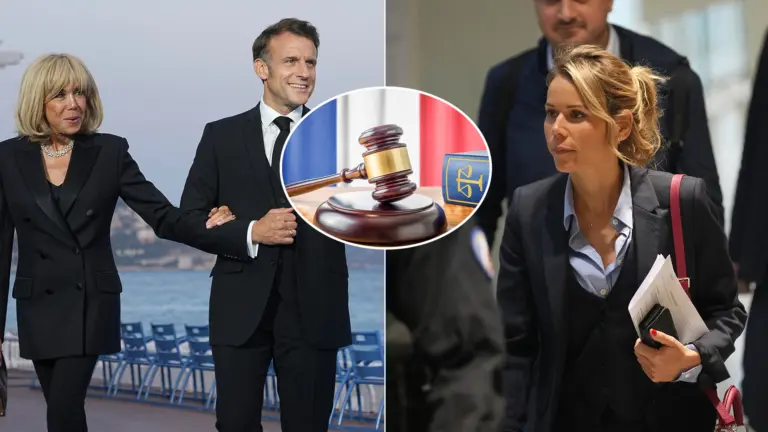 Brigitte Macronová Emmanuel Macron Tiphaine Auziere