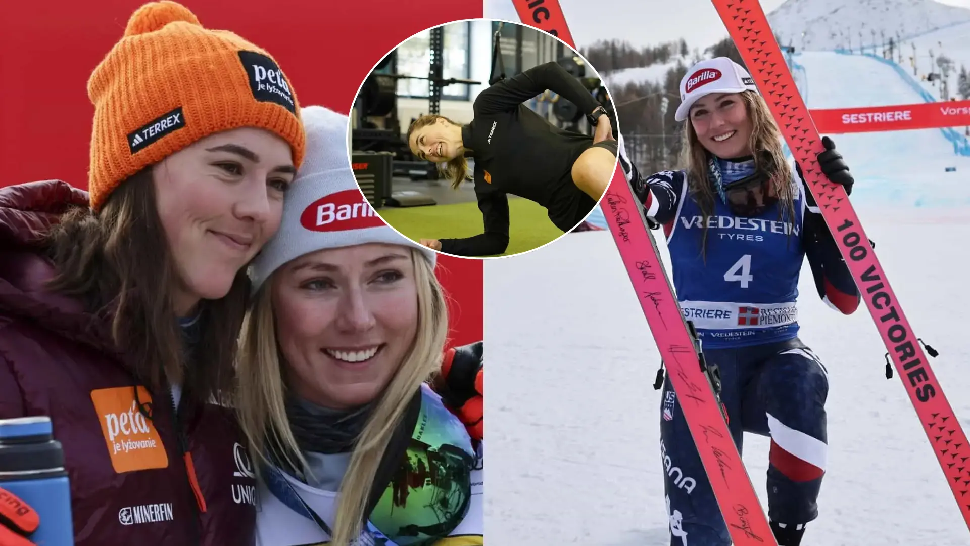 Mikaela Shiffrinová a Petra Vlhová