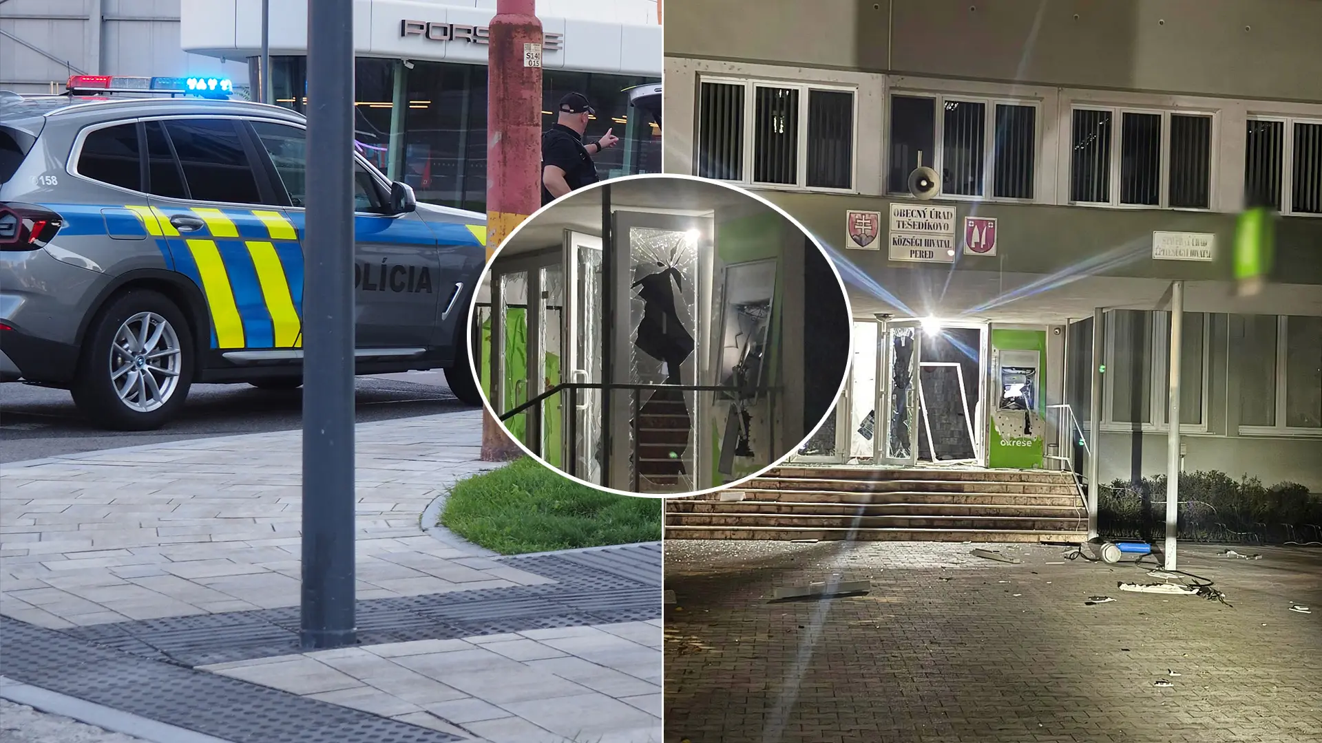 Tedešíkovo výbuch bankomat