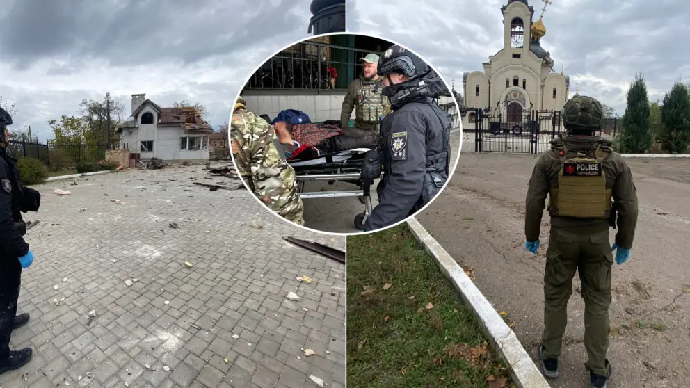 ruský letecký úder na Konstantinivku