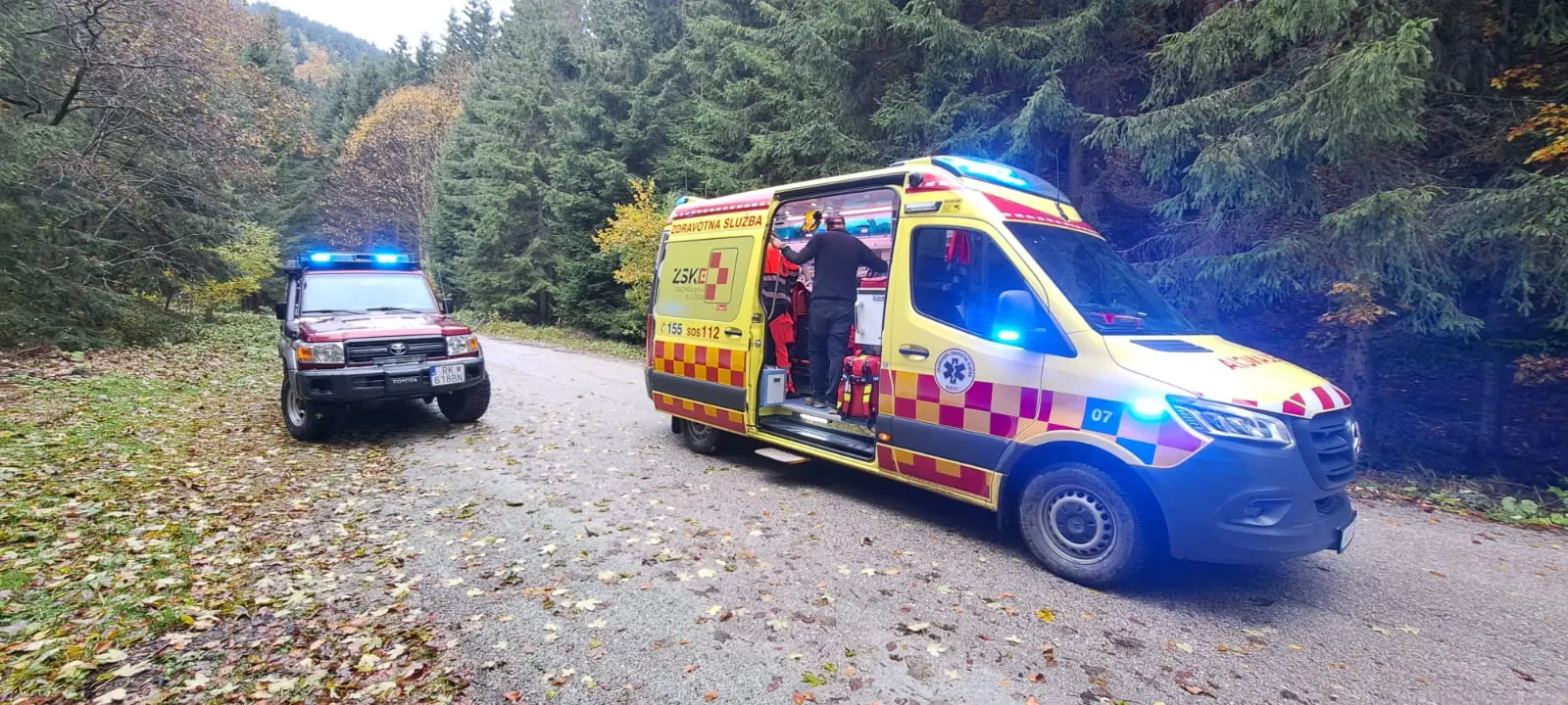 Pád zo schodov na Martinských holiach